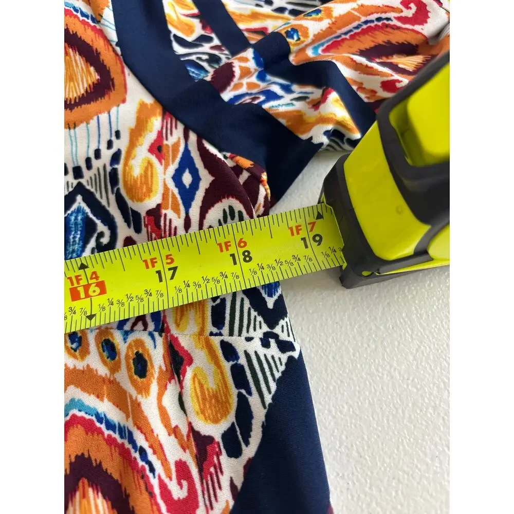 Chico’s Ikat Medalion Shift Dress Chico’s Size 1 US Size Medium 8-10